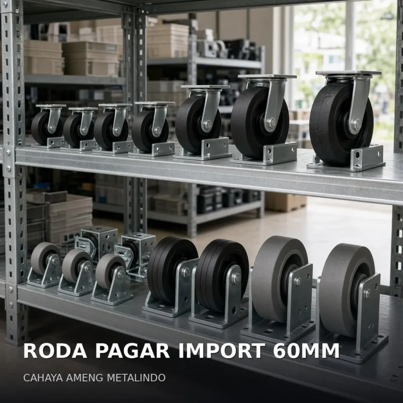 [RODA] RODA PAGAR IMPORT 60MM