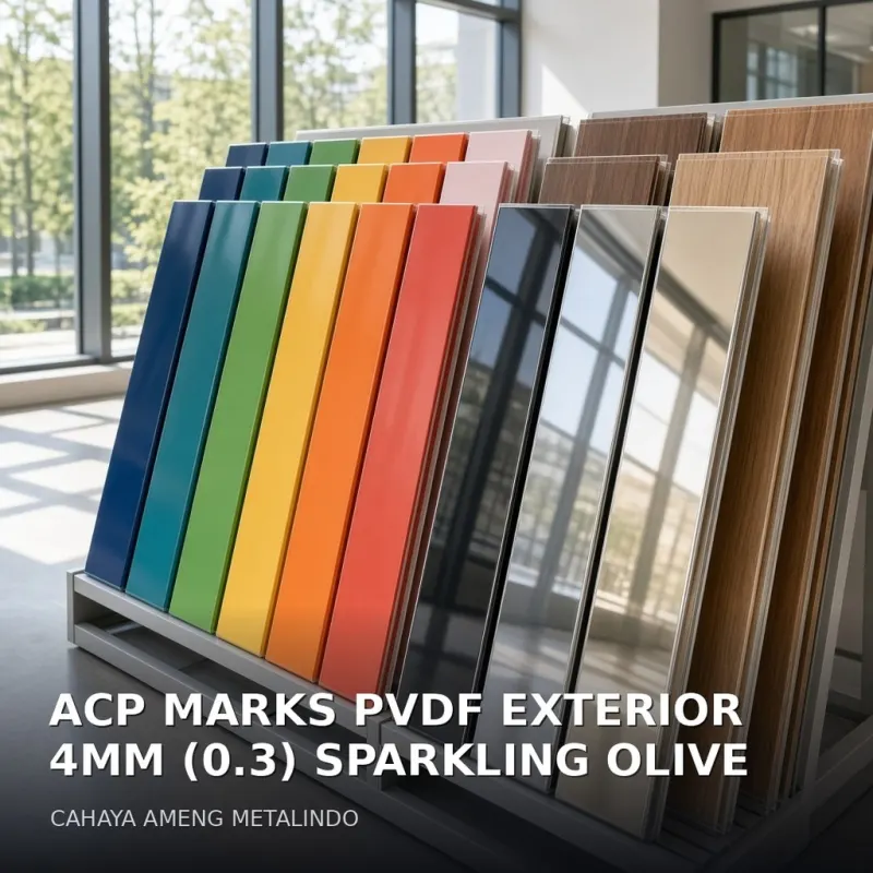 [ACP] ACP MARKS PVDF EXTERIOR 4MM (0.3) SPARKLING OLIVE
