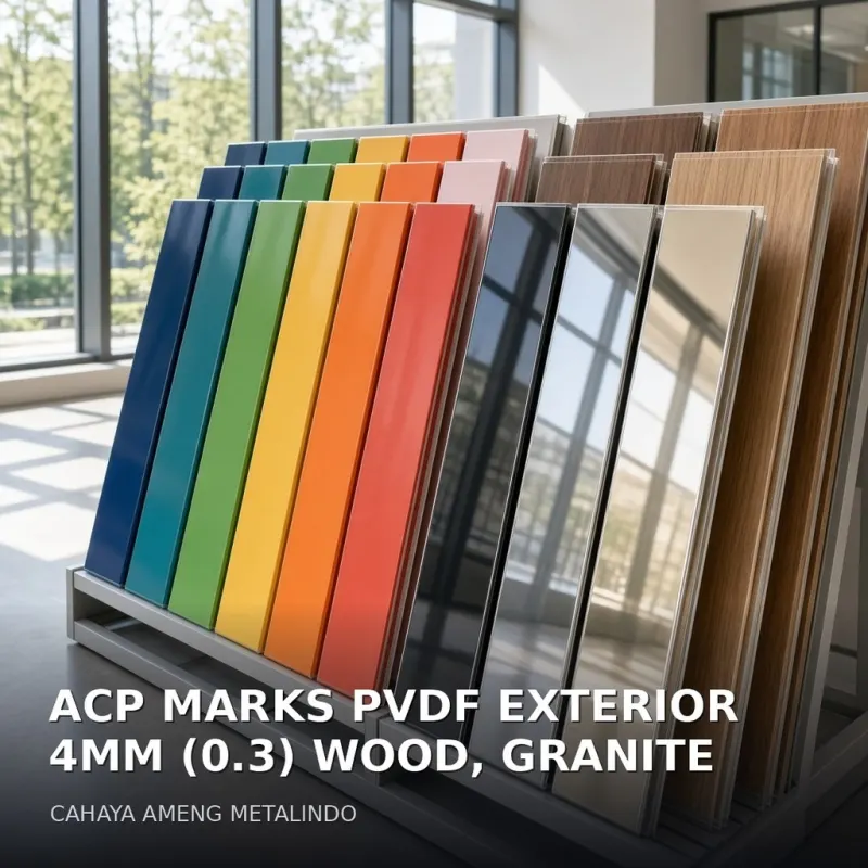 [ACP] ACP MARKS PVDF EXTERIOR 4MM (0.3) WOOD, GRANITE