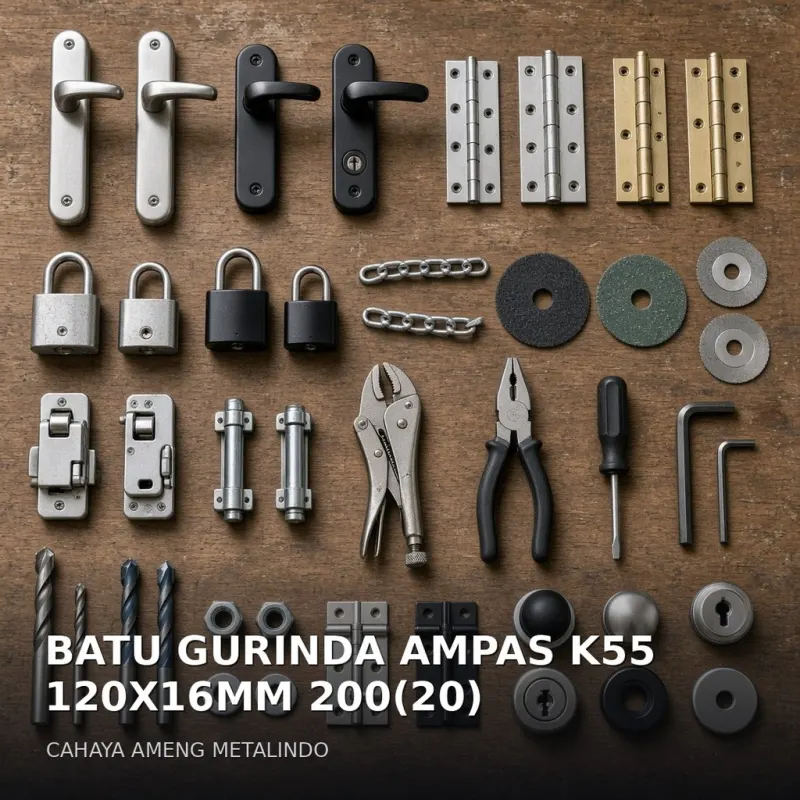 [AKSESORIS] BATU GURINDA AMPAS K55 120X16MM 200(20)