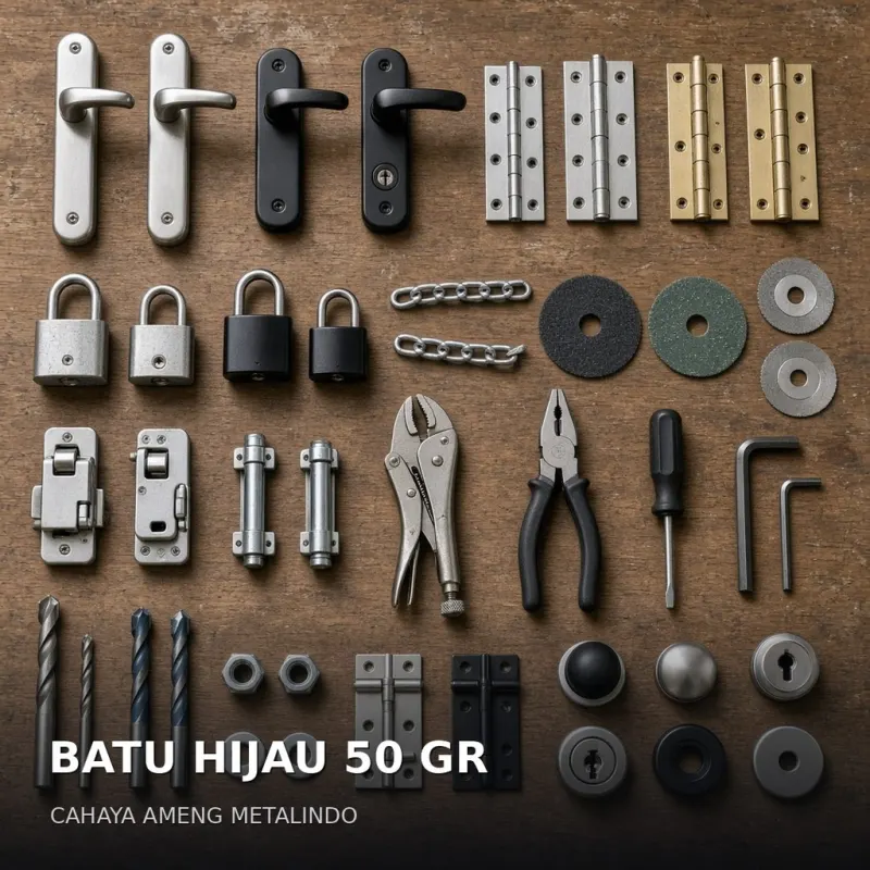 [AKSESORIS] BATU HIJAU 50 GR