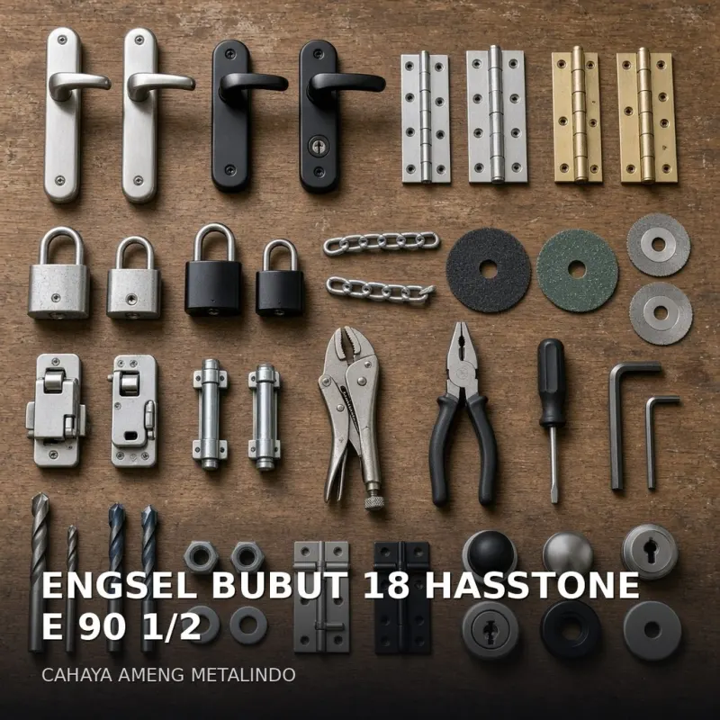 [AKSESORIS] ENGSEL BUBUT 18 HASSTONE E 90 1/2