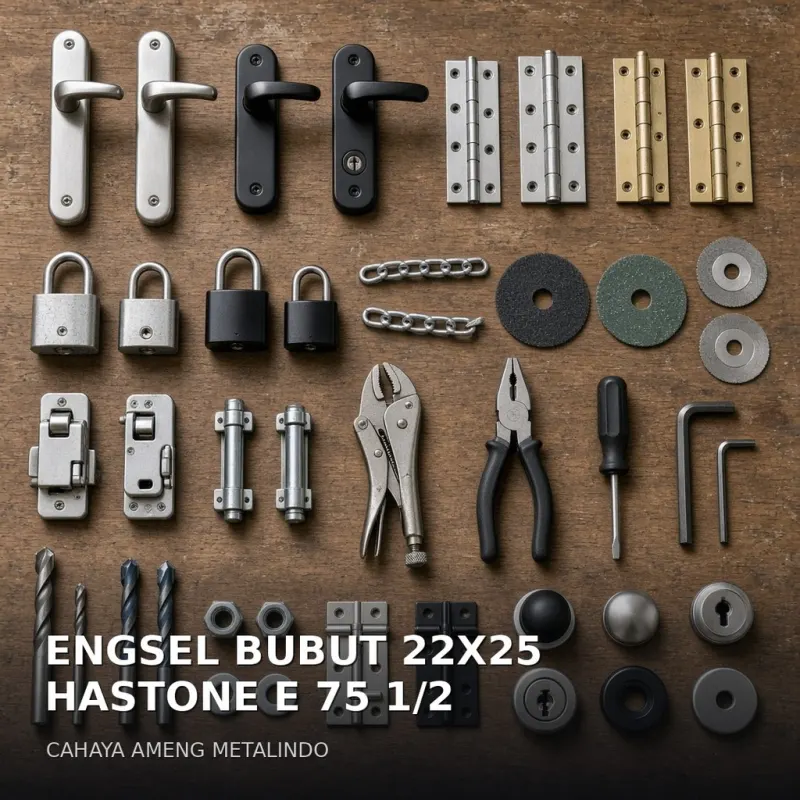 [AKSESORIS] ENGSEL BUBUT 22X25 HASTONE E 75 1/2