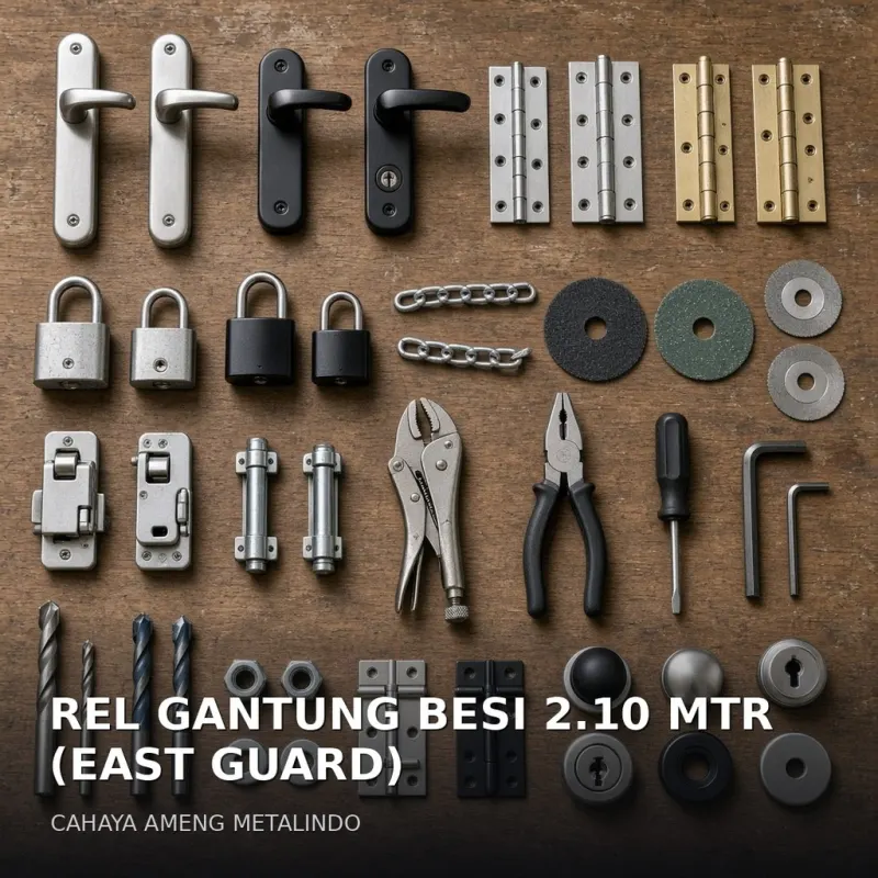 [AKSESORIS] REL GANTUNG BESI 2.10 MTR (EAST GUARD)