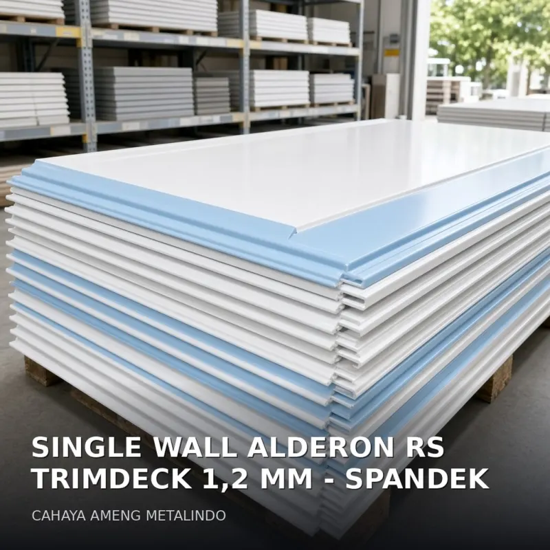 [ATAP UPVC] SINGLE WALL ALDERON RS TRIMDECK 1,2 MM - SPANDEK