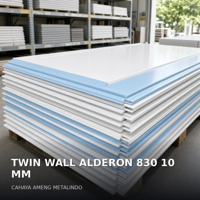 [ATAP UPVC] TWIN WALL ALDERON 830 10 MM