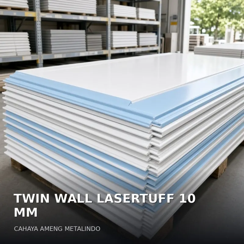 [ATAP UPVC] TWIN WALL LASERTUFF 10 MM