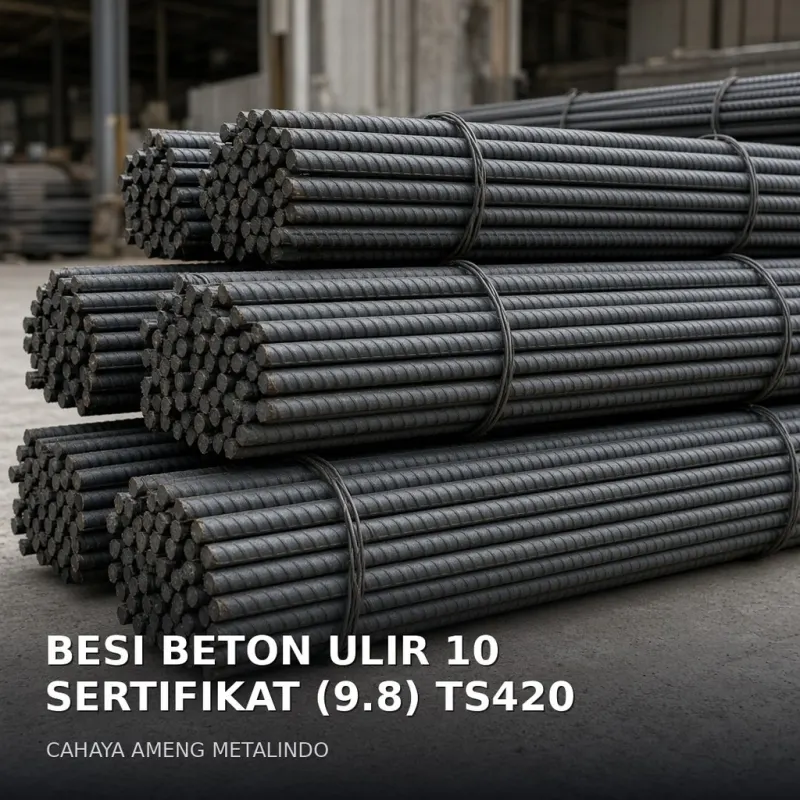 [BESI BETON] BESI BETON ULIR 10 SERTIFIKAT (9.8) TS420