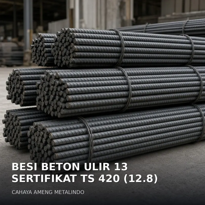 [BESI BETON] BESI BETON ULIR 13 SERTIFIKAT TS 420 (12.8)