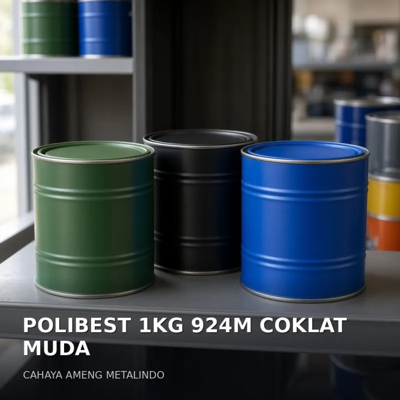 [CAT] POLIBEST 1KG 924M COKLAT MUDA