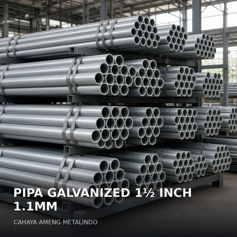 [PIPA] PIPA GALVANIZED 1½ INCH 1.1MM