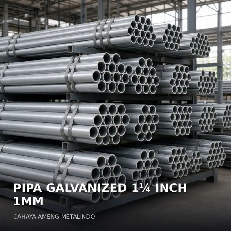 [PIPA] PIPA GALVANIZED 1¼ INCH 1MM