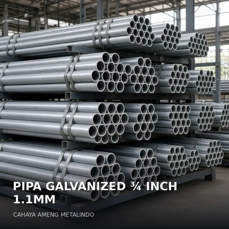 [PIPA] PIPA GALVANIZED ¾ INCH 1.1MM