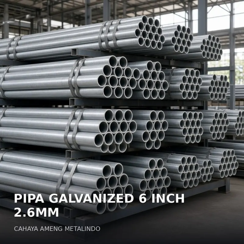 [PIPA] PIPA GALVANIZED 6 INCH 2.6MM